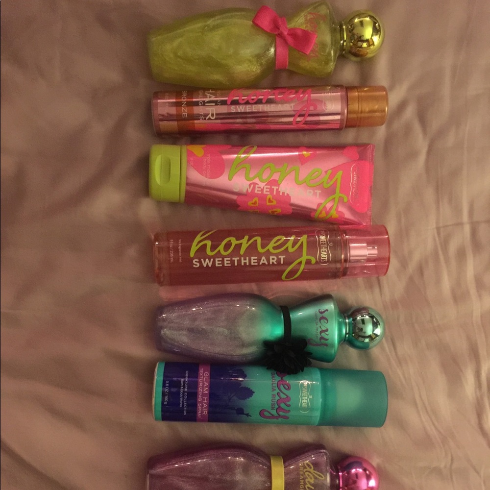 Huge collection of sweethearts bath and body works